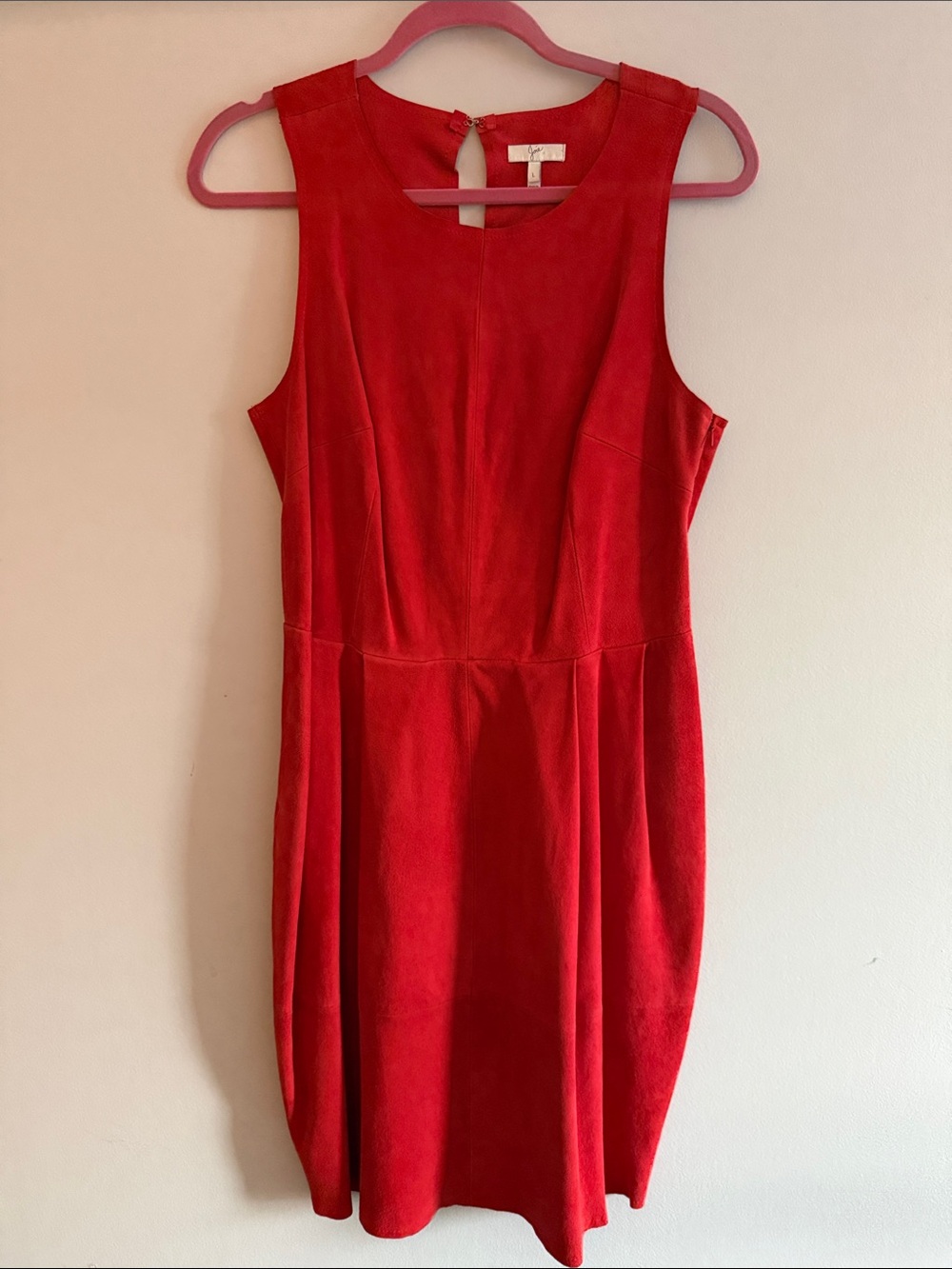 Joie Sleeveless Red Midi Dress
